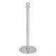 GP639 Bolero Flat Base Barrier Posts Brushed Stainless Steel (Pack of 2)