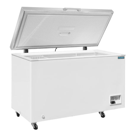 GP897 Polar G-Series Chest Freezer with Stainless Steel Lid 378Ltr