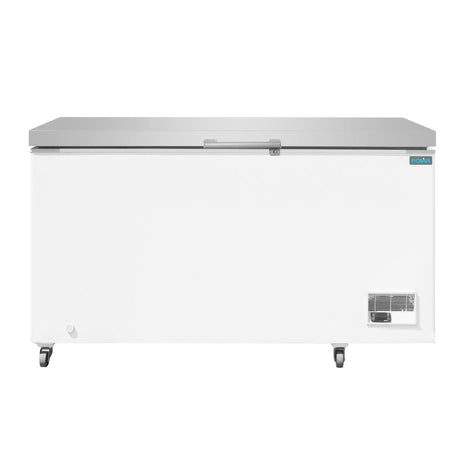 GP897 Polar G-Series Chest Freezer with Stainless Steel Lid 378Ltr