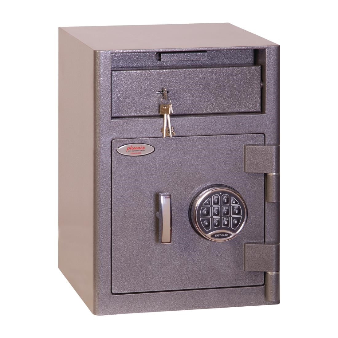 GR357 Phoenix Cash Deposit Drop Safe Graphite Grey 47Ltr 3K