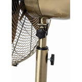 GR390 Status 16" Oscillating Antique Brass Stand Fan