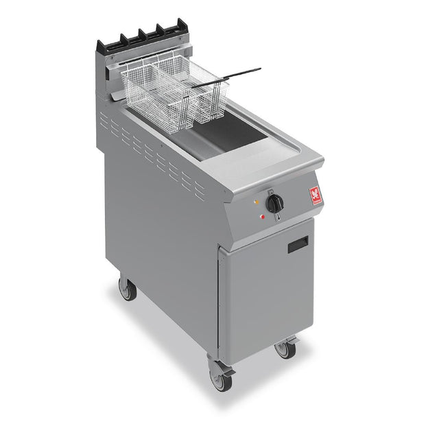 Falcon F900 Free Standing Natural Gas Fryer on Castors G9341