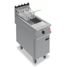 Falcon F900 Free Standing Propane Gas Filtration Fryer on Castors G9341F