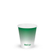 Cold Paper Cup - Green - 200ml / 6oz (80mm) - 1,000/ctn - green fade - BioPak commercial catering consumable