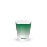 Cold Paper Cup - Green - 200ml / 6oz (80mm) - 1,000/ctn - green fade - BioPak commercial catering consumable