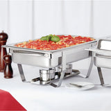 S300 Olympia Milan Chafing Set 1/1 GN (2 pack) - JD Catering Equipment Solutions Ltd