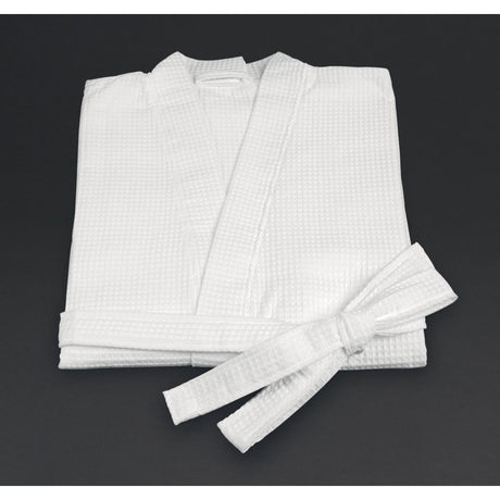 Mitre Essentials Honeycomb Bathrobe White XL