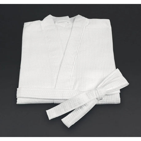 HB541 Mitre Essentials Honeycomb Bathrobe and Slipper Set Large - JD Catering Equipment Solutions Ltd