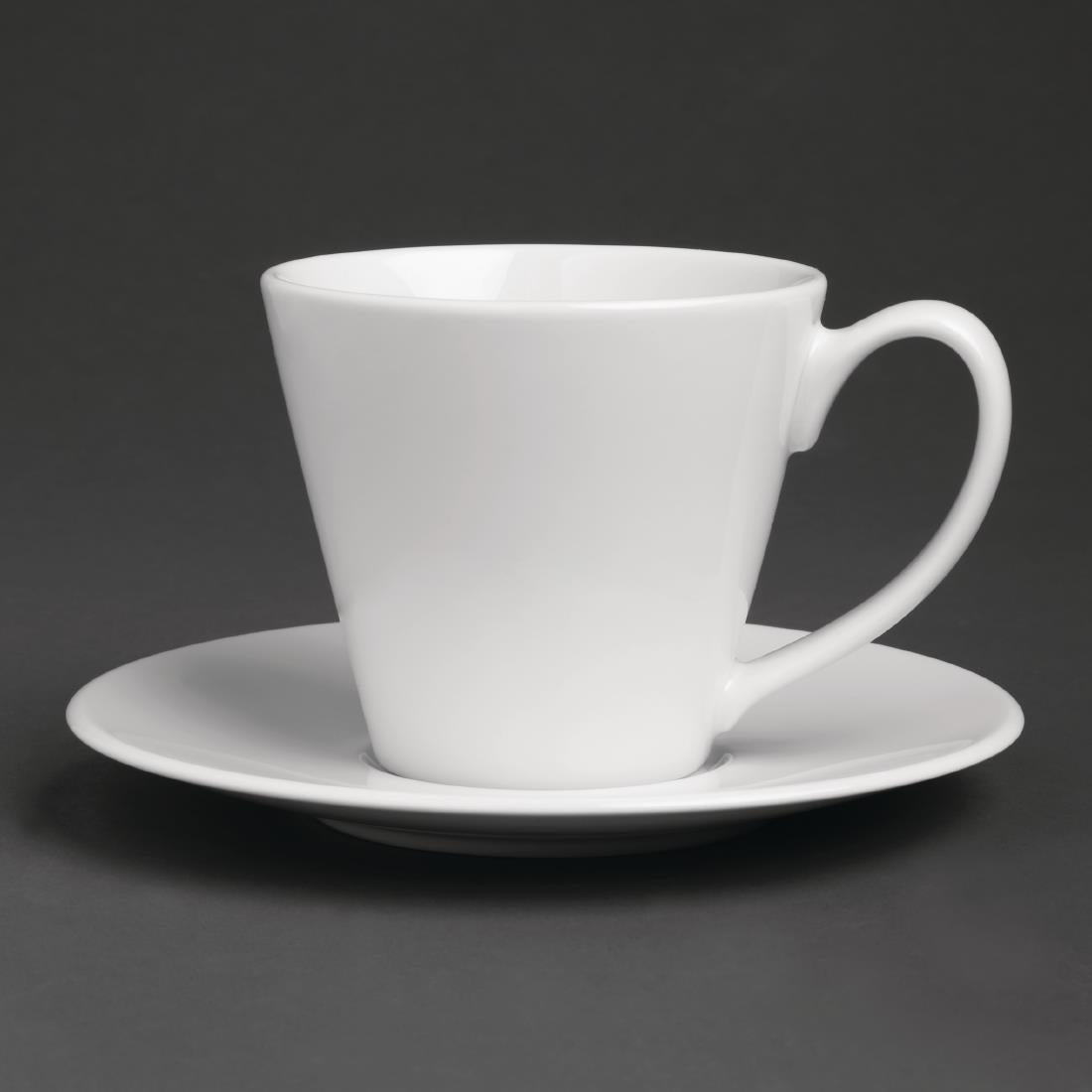 Royal Porcelain Classic White Tea Cup Saucer 145mm (Pack of 12)