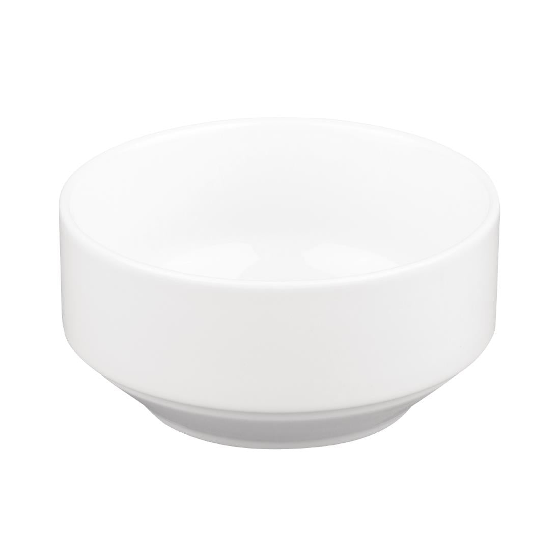 Royal Porcelain Classic White Stackable Soup Bowl 110mm (Pack of 12)