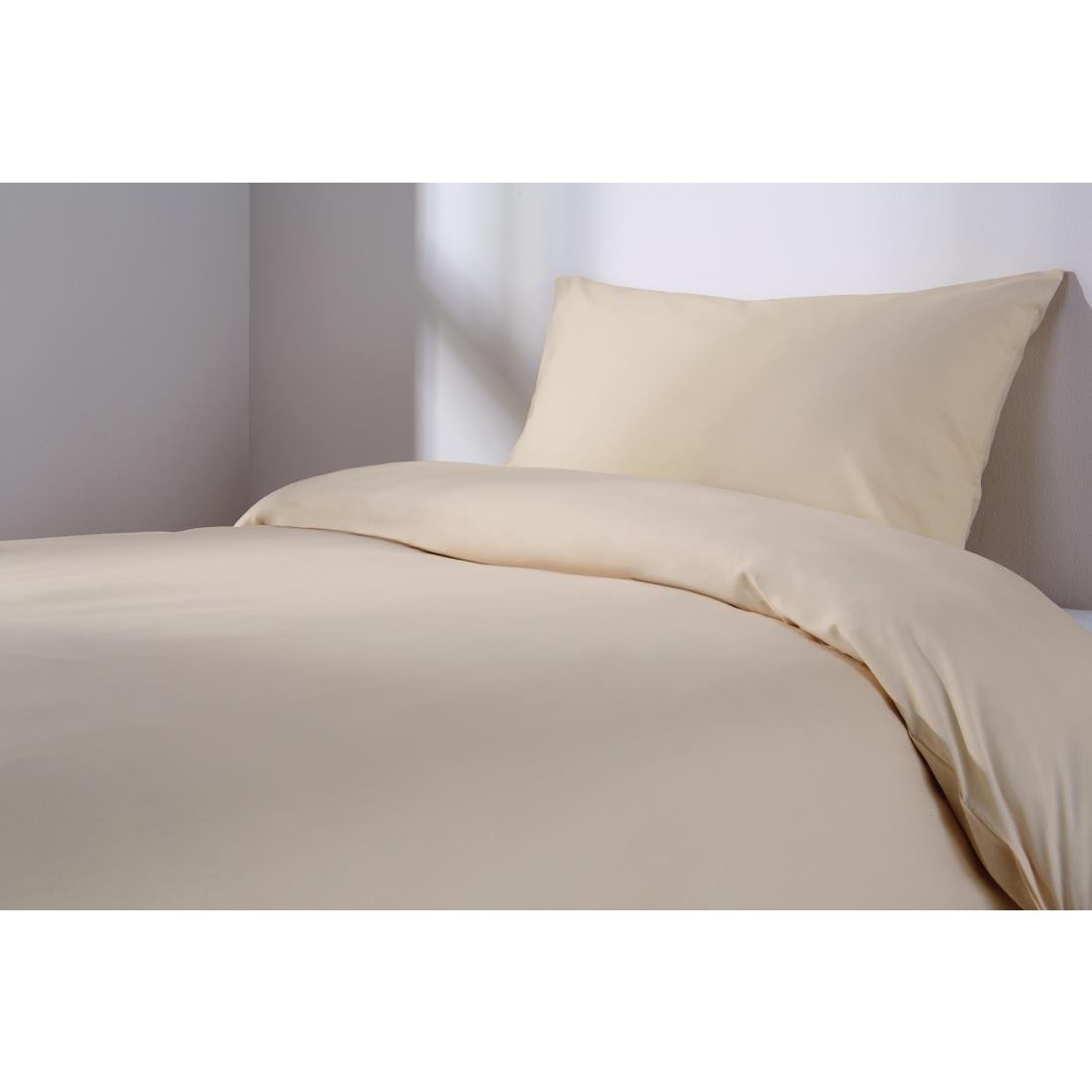GU199 Mitre Essentials Spectrum Kick Pleat Valance Oatmeal King Size