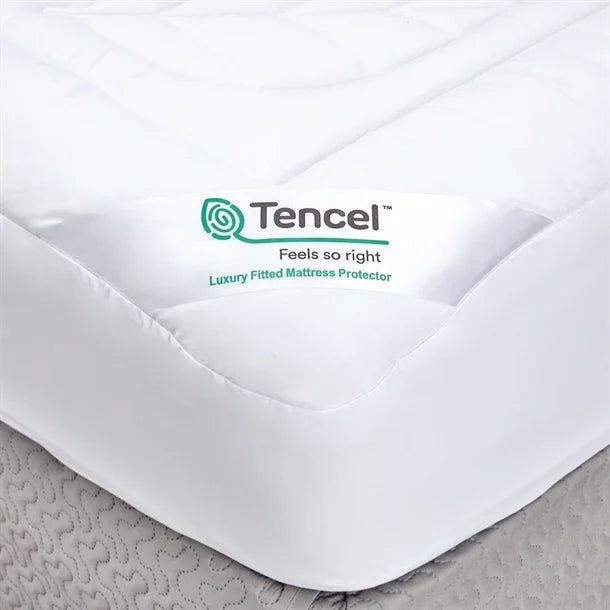 GU539 Mitre Luxury Tencel Fitted Mattress Protector Double