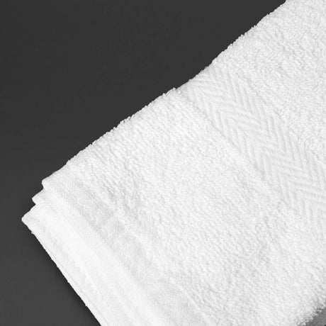 GW298 Mitre Essentials Carnival Hand Towel White - JD Catering Equipment Solutions Ltd