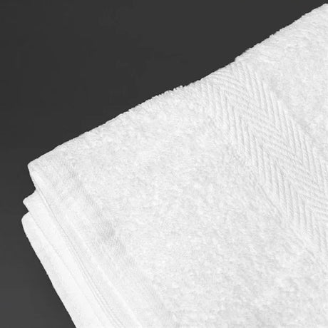 GW299 Mitre Essentials Carnival Bath Towel White - JD Catering Equipment Solutions Ltd