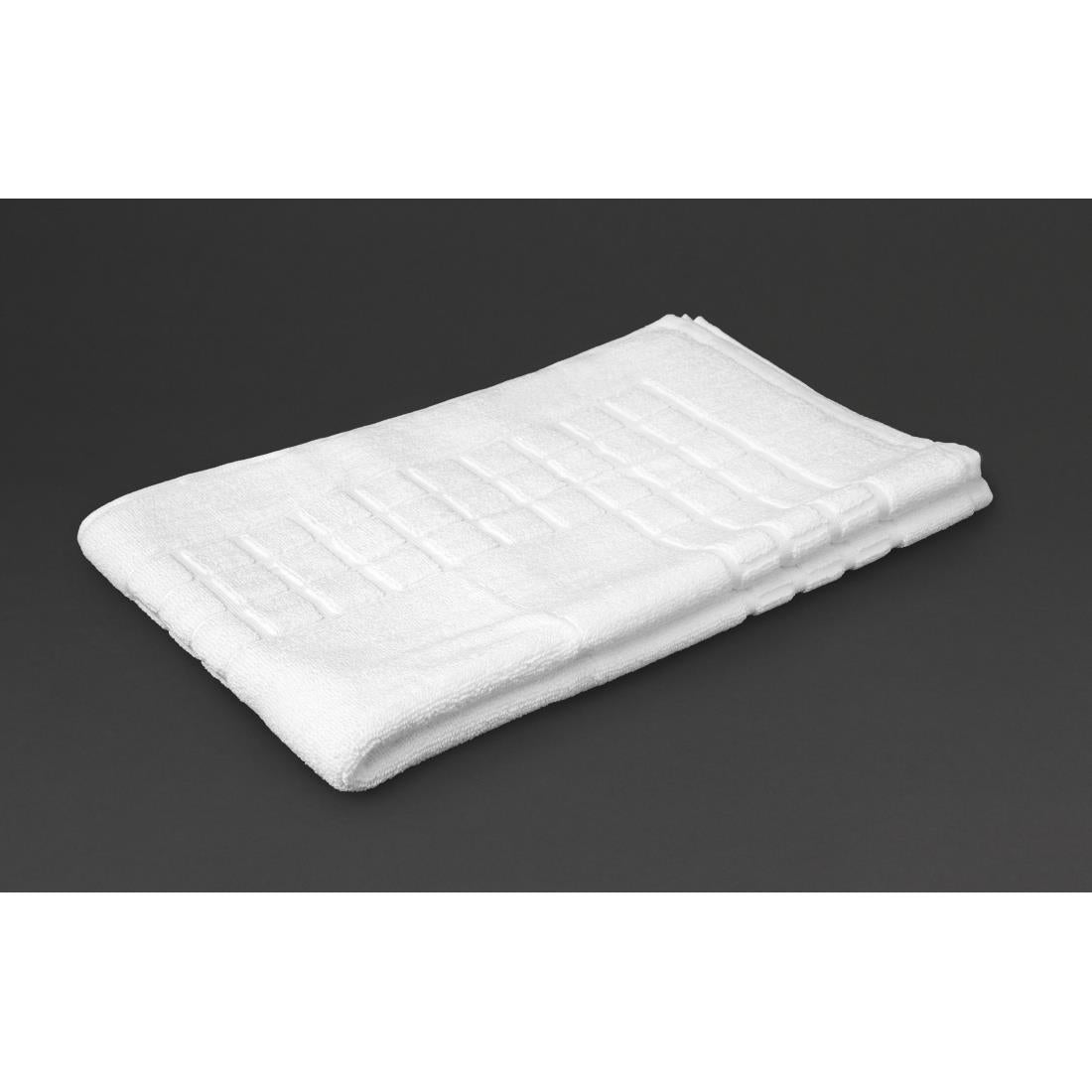 Luxury Savanna/B Towels White - Bath Mat - 50x80cm