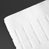 Luxury Savanna/B Towels White - Bath Mat - 50x80cm