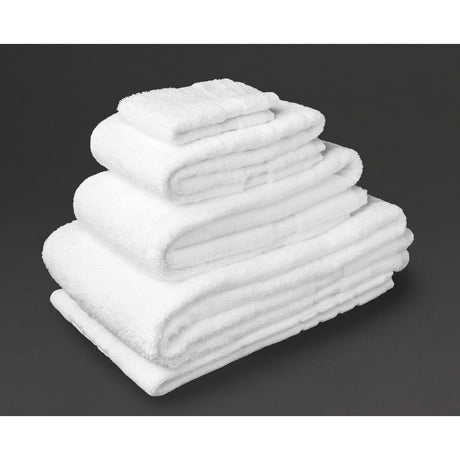 Luxury Savanna/B Towels White - Bath Mat - 50x80cm