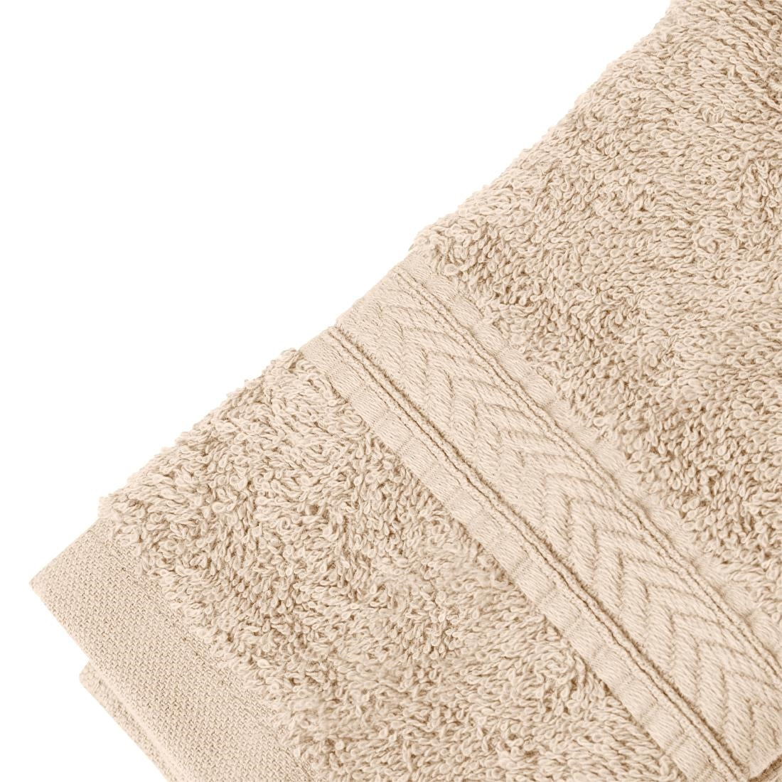 HB624 Mitre Essentials Nova Face Cloth Beige (10 pack)