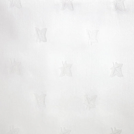 GW456 Mitre Luxury Luxor Tablecloth Ivy Leaf White 1780 x 2300mm - JD Catering Equipment Solutions Ltd