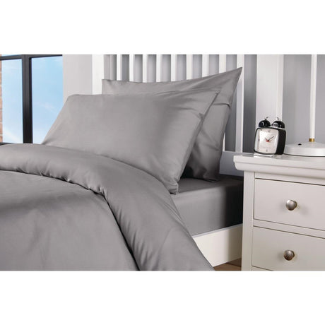 HB638 Mitre Essentials Spectrum Duvet Cover Open Grey Single