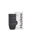 6oz Charcoal HuskeeCup 4-Pack (x12) - - BioPak commercial catering consumable