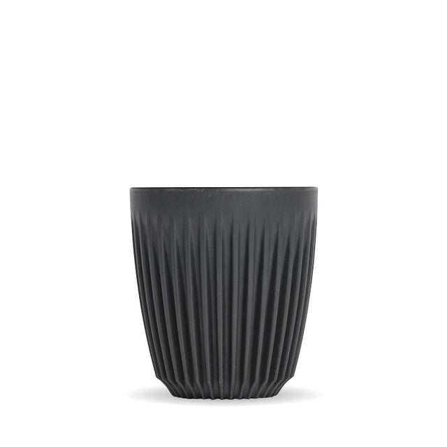 8oz Charcoal HuskeeCup Bulk (x48) - - BioPak commercial catering consumable
