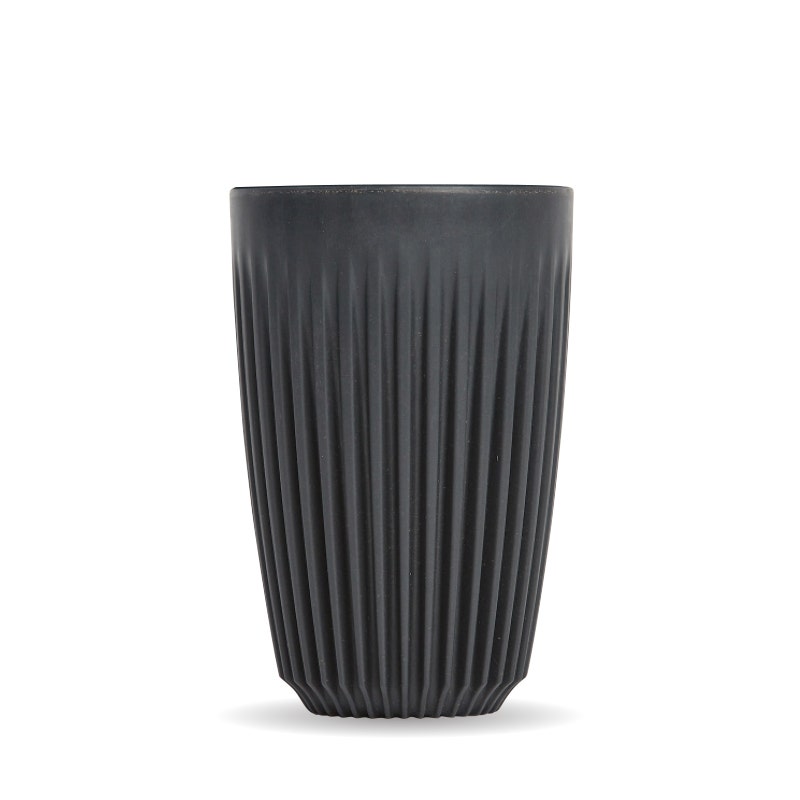 12oz Charcoal HuskeeCup Bulk (x48) - - BioPak commercial catering consumable