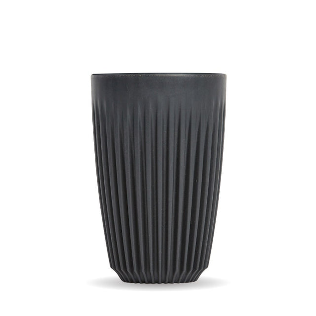 12oz Charcoal HuskeeCup Bulk (x48) - - BioPak commercial catering consumable