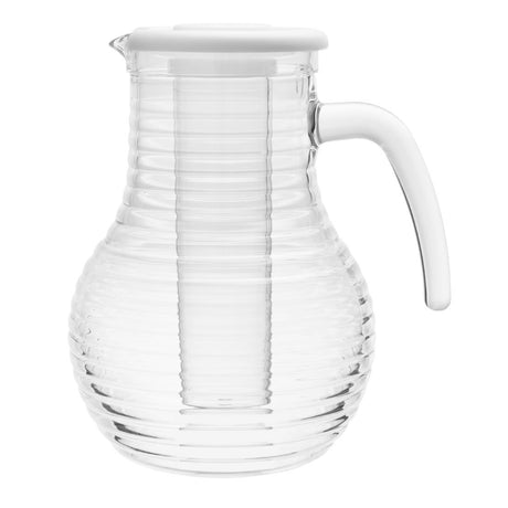 HC357 Olympia Kristallon Jug With Cooling Tube Polycarbonate Ridged 1600ml