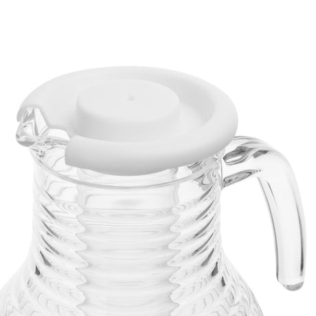 HC357 Olympia Kristallon Jug With Cooling Tube Polycarbonate Ridged 1600ml