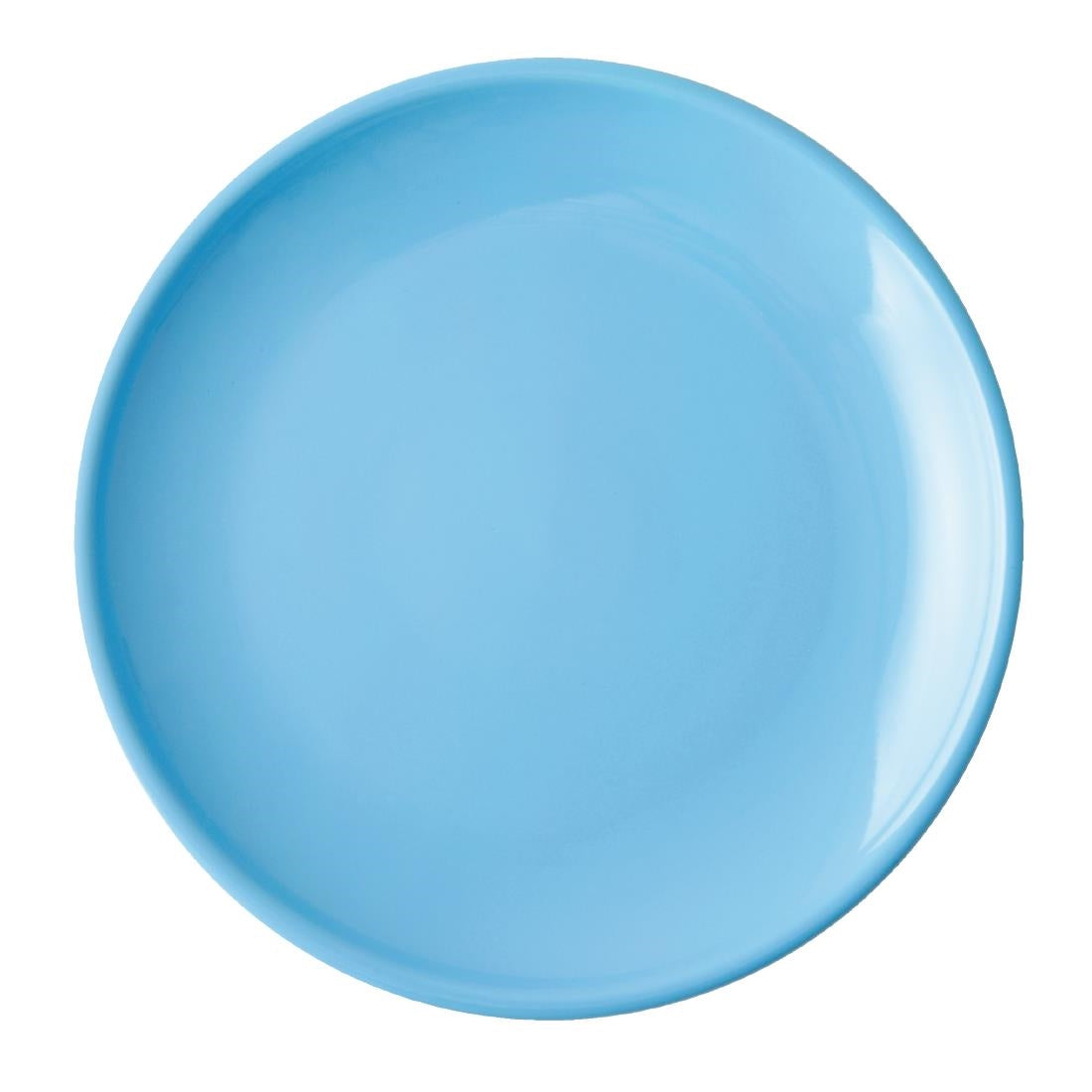 HC400 Olympia Cafe Coupe Plate Blue 205mm (Pack of 12)