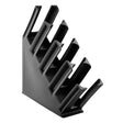 HC437 Olympia Kristallon Cup Holder 4-Slots Polypropylene Black