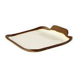 HC723 APS Crocker Square Platter Cream 140mm