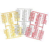 HC766 Beaumont Peg Board 20mm Yellow (Pack of 6)