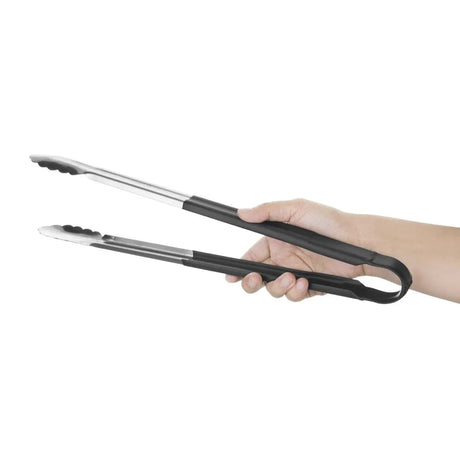 HC848 Vogue Colour Coded Serving Tong Black 405mm - JD Catering Equipment Solutions Ltd