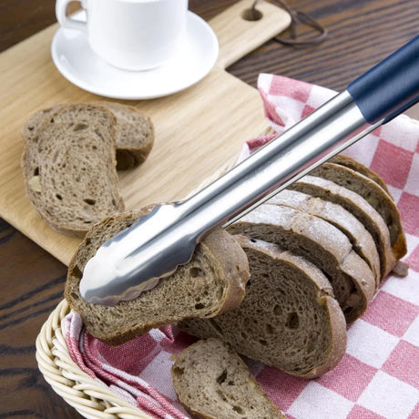 HC849 Vogue Colour Coded Serving Tong Blue 405mm - JD Catering Equipment Solutions Ltd