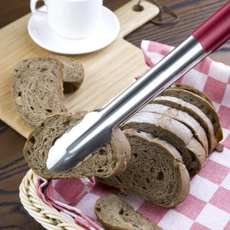 HC854 Vogue Colour Coded Serving Tong Red 405mm - JD Catering Equipment Solutions Ltd