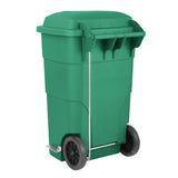 HC924 Jantex 120Ltr Wheelie Bin with Foot Pedal Green