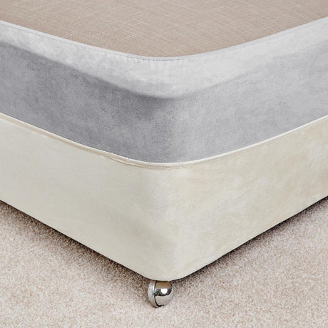 HD064 Mitre Essentials Divan Bed Base Wrap Grey Single - JD Catering Equipment Solutions Ltd