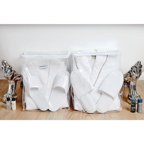 HD127 Mitre Heritage Ambassador Bathrobe and Slipper Set with Storage Bag