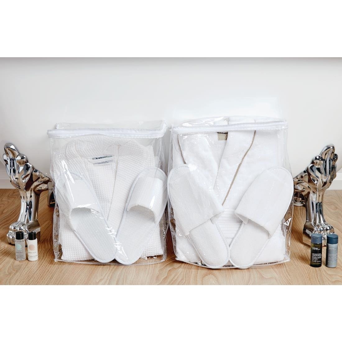 HD128 Mitre Comfort Langley Bathrobe and Slipper Set with Storage Bag Large