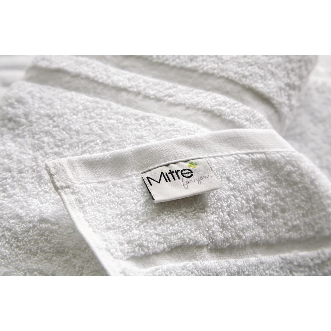 HD217 Eco Towel White Face Cloth - 30x30cm (Pack of 10)