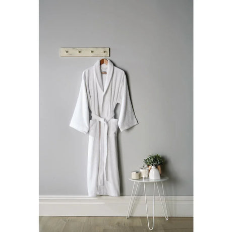 HD222 Eco Robe, Bathrobes White - Large - JD Catering Equipment Solutions Ltd