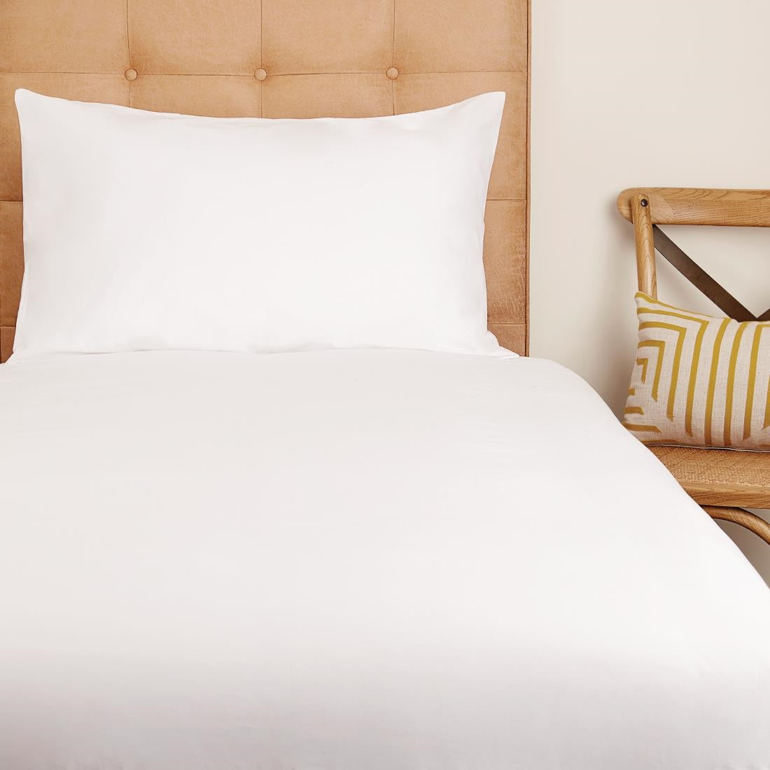 HD229 Mitre Eco Fitted Sheet White Single