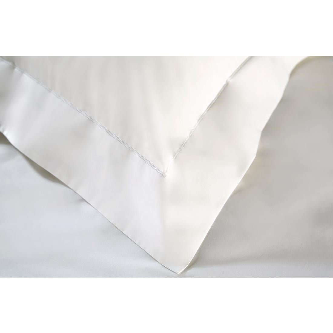 HD228 Mitre Eco Linen - Oxford Pillowcase White 66x92cm (2 pack)