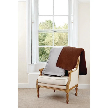 HD345 Comfort Fleece Blanket Chocolate - JD Catering Equipment Solutions Ltd