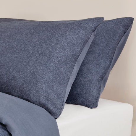 HD377 Mitre Essentials Opal Duvet Cover Navy Single - JD Catering Equipment Solutions Ltd