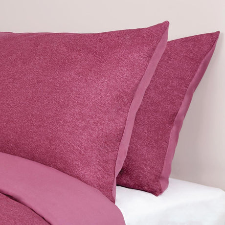 HD380 Mitre Essentials Opal Duvet Cover Plum Single - JD Catering Equipment Solutions Ltd