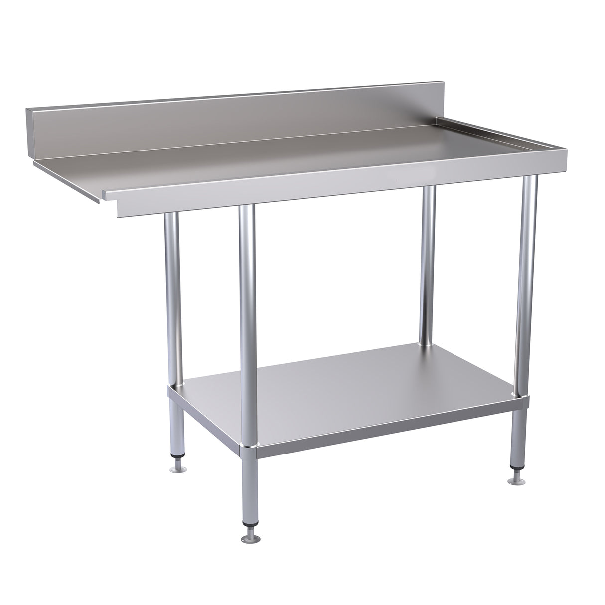 Hallco HDWO1200R Dishwash Exit Table to Right hand side of Dishwasher