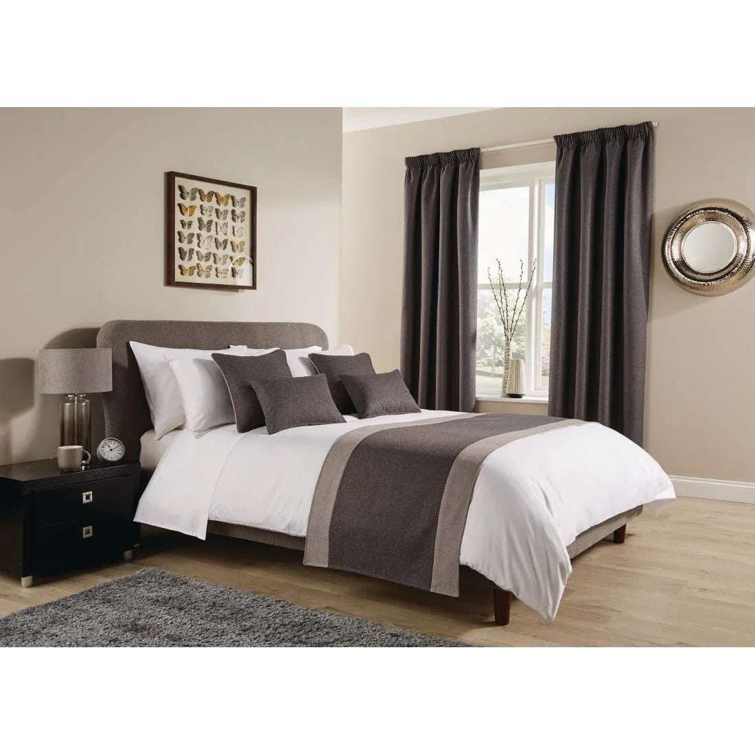 HN210 Comfort Tundra Unpiped Cushion Pewter - JD Catering Equipment Solutions Ltd